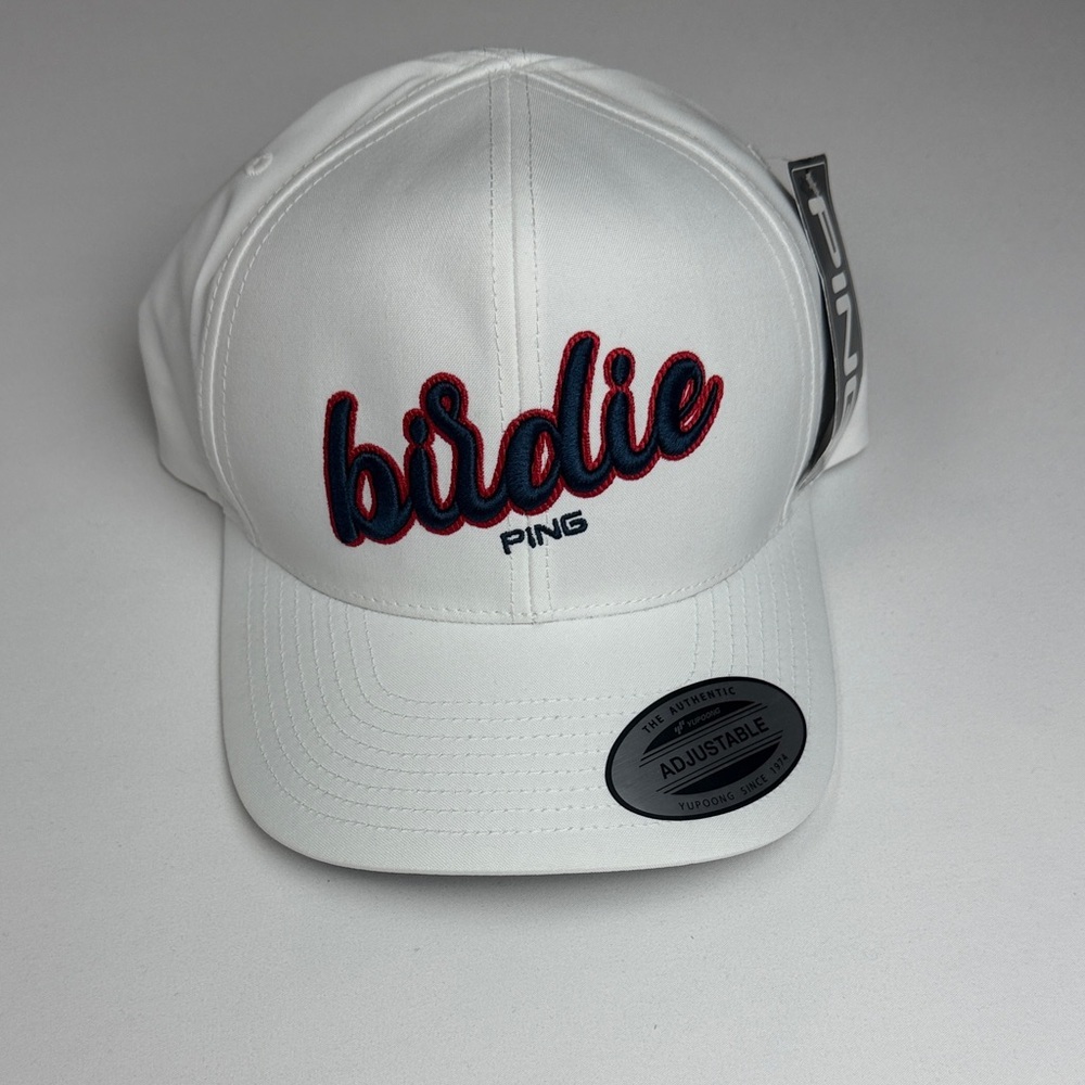 Ping White Cap with Birdie Embroidery
